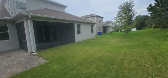 a view of a porch with furniture