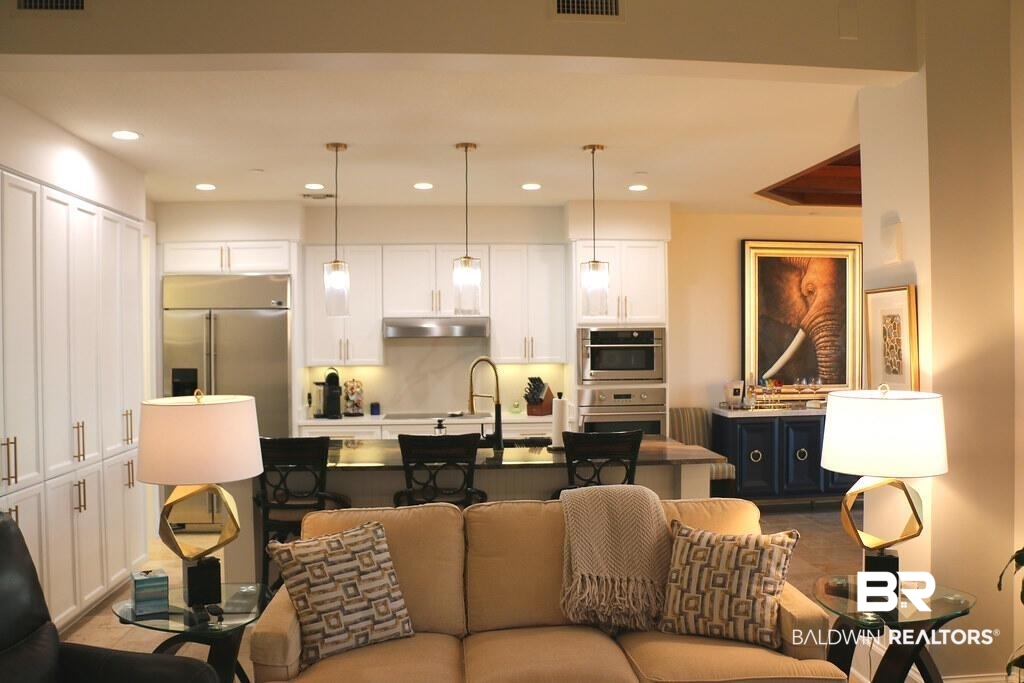 18269 Colony Drive, Unit 803 Fairhope, AL 36532 - Photo 4 of 27 Living room with recessed lighting