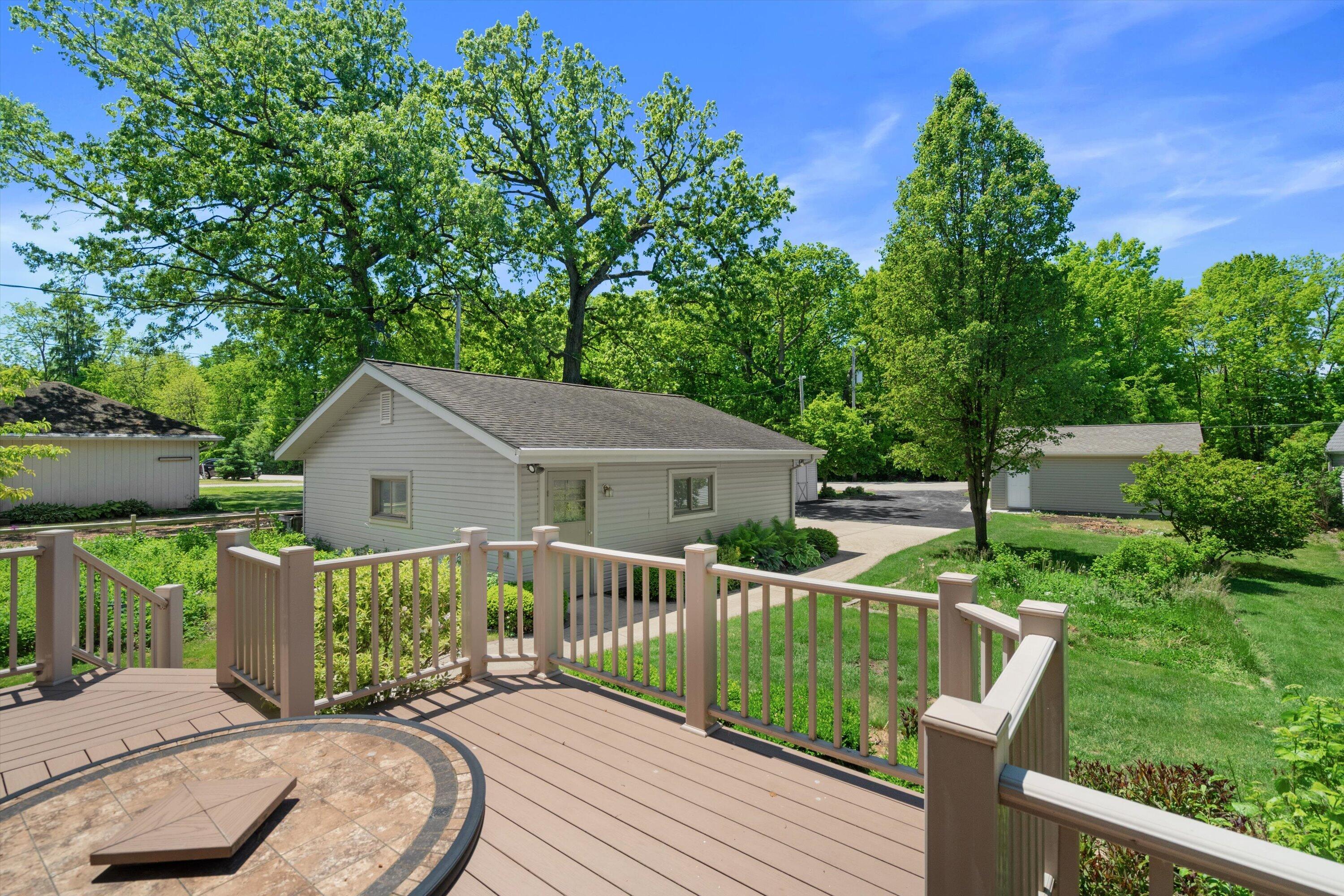7301 West Wind Lake Road Norway, WI 53185 - Photo 48 of 58 Wrap Around Composite Deck!