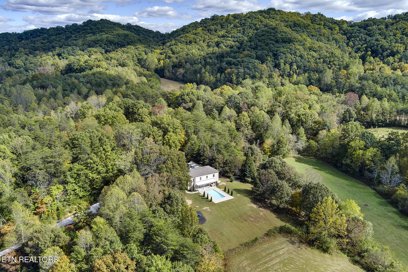 405 Beard Valley Road Maynardville, TN 37807 - Photo 56 of 60 a view of a lush green forest with lots of trees