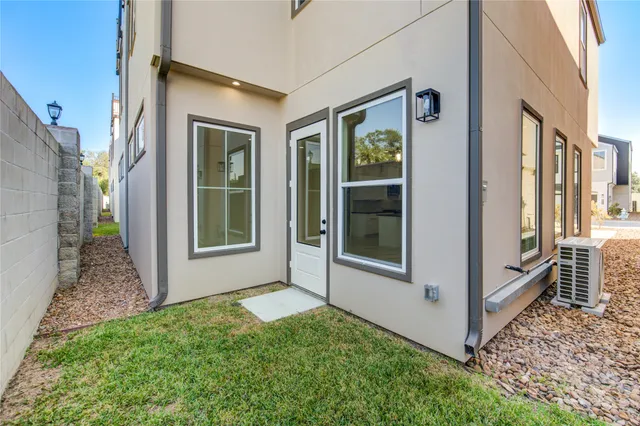 a view of front door of house