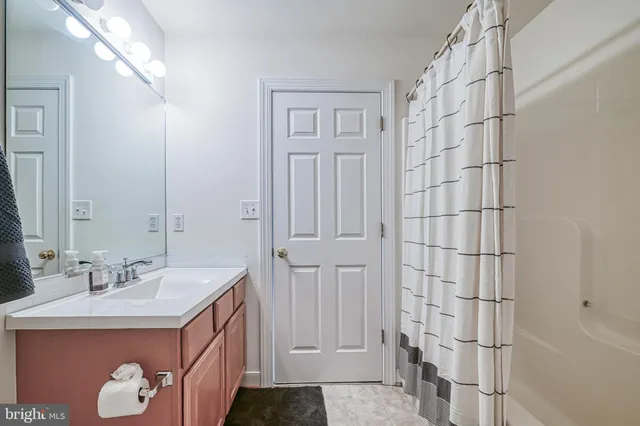 a view of backyard with green space