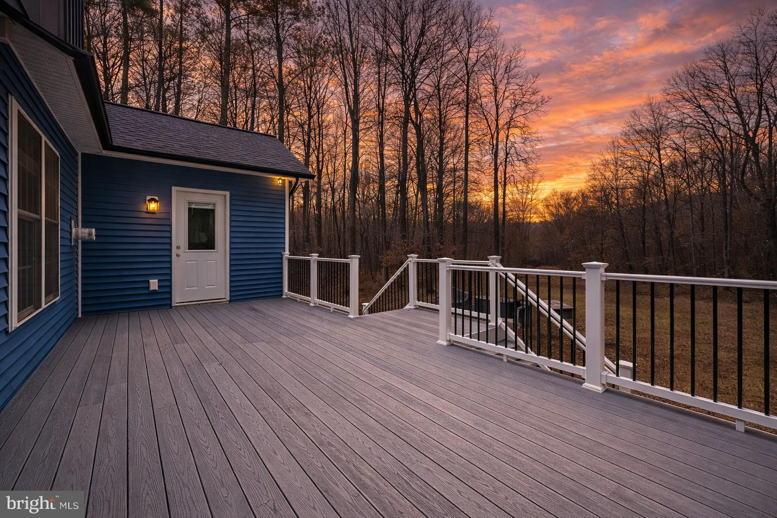 222 Battlefield Road Locust Grove, VA 22508 - Photo 42 of 84 a view of backyard with deck and wooden floor