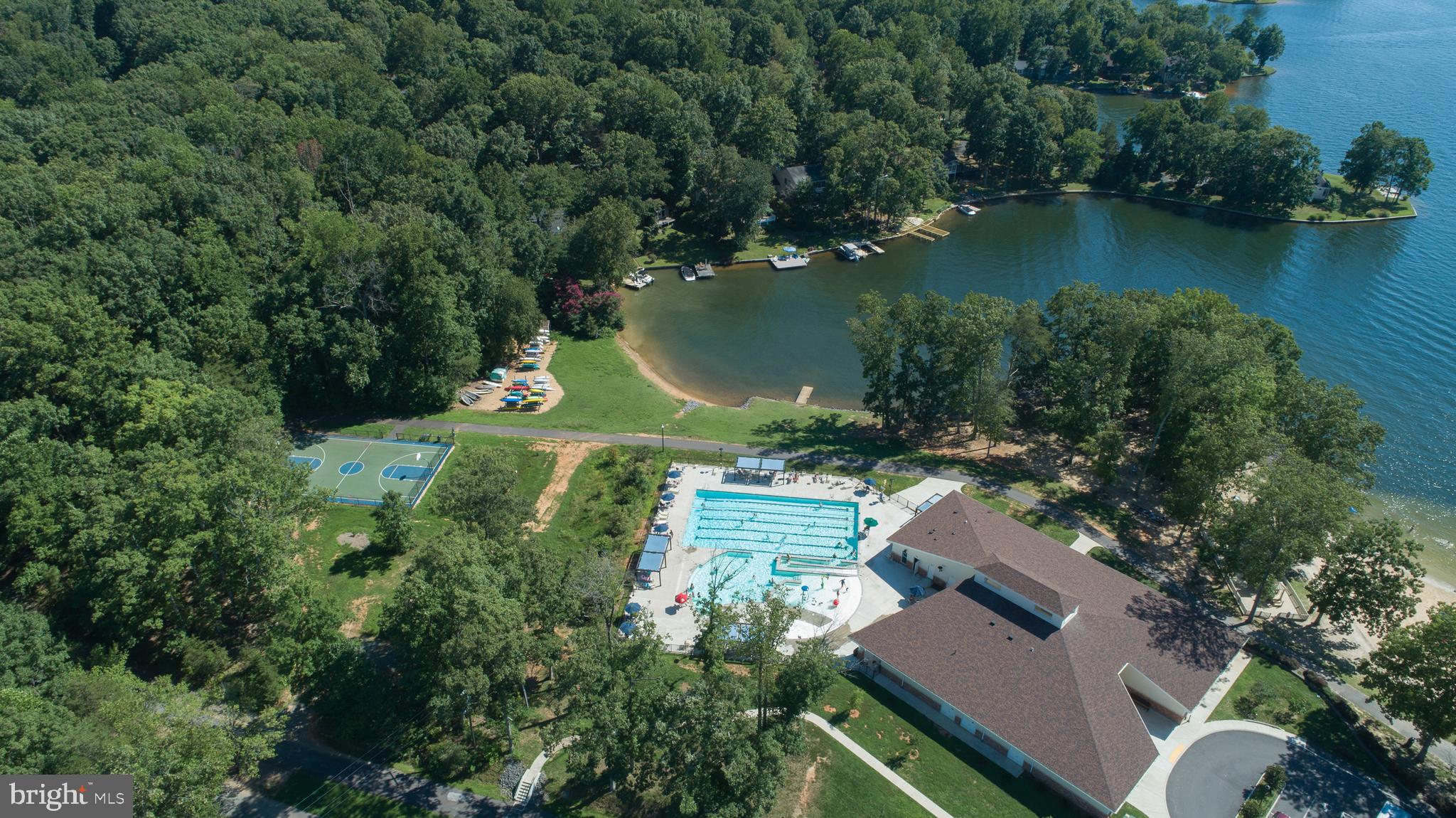 222 Battlefield Road Locust Grove, VA 22508 - Photo 63 of 84 an aerial view of residential house with outdoor space and lake view