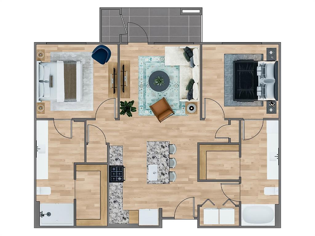 3900 Five Points Drive, Unit 2206 Kaufman, TX 75142 - Photo 3 of 3 a bathroom with a mirror and a sink