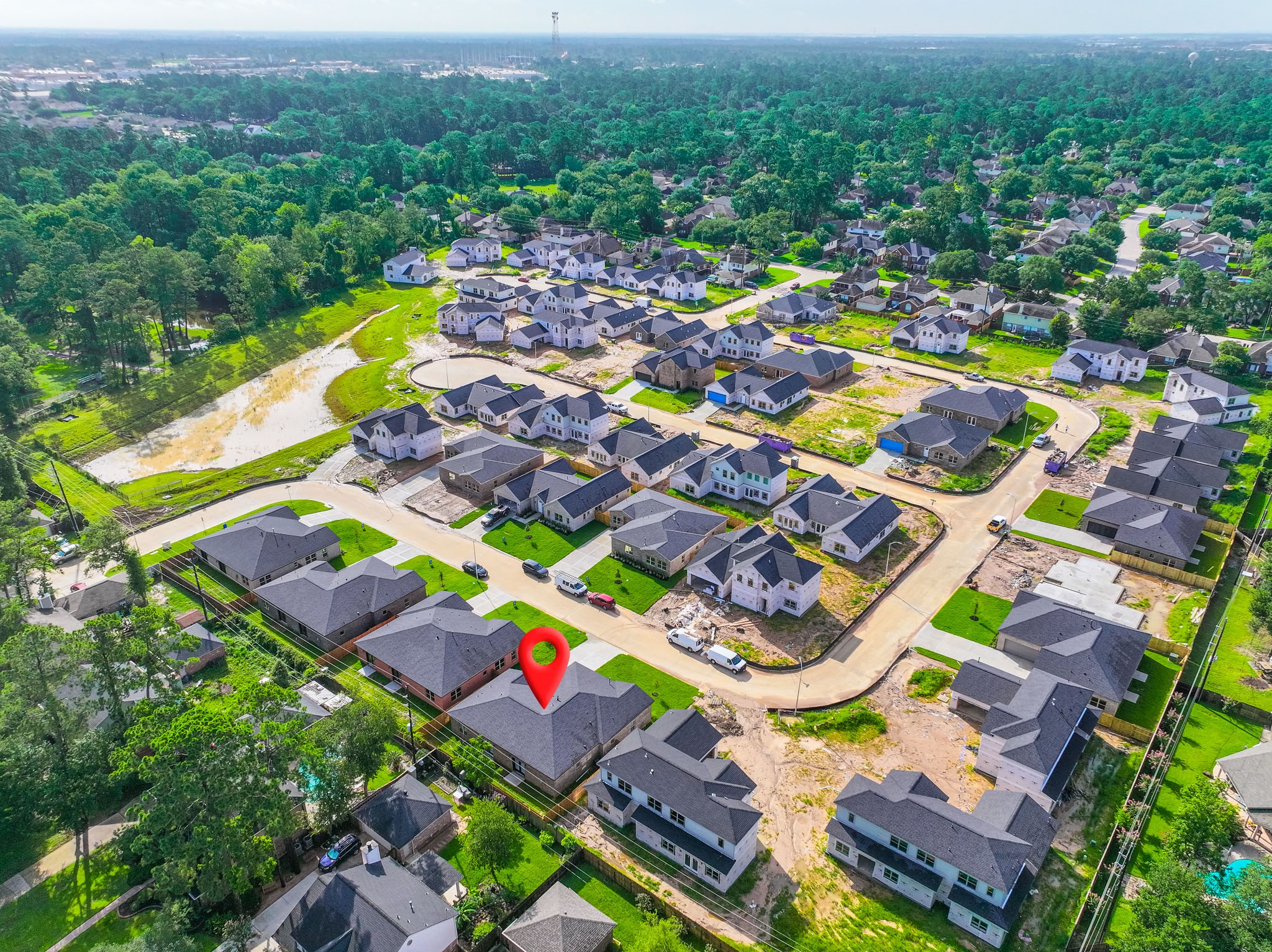 2618 Piemonte Avenue Cir Spring Spring, TX 77388 - Photo 46 of 50 an aerial view of a city