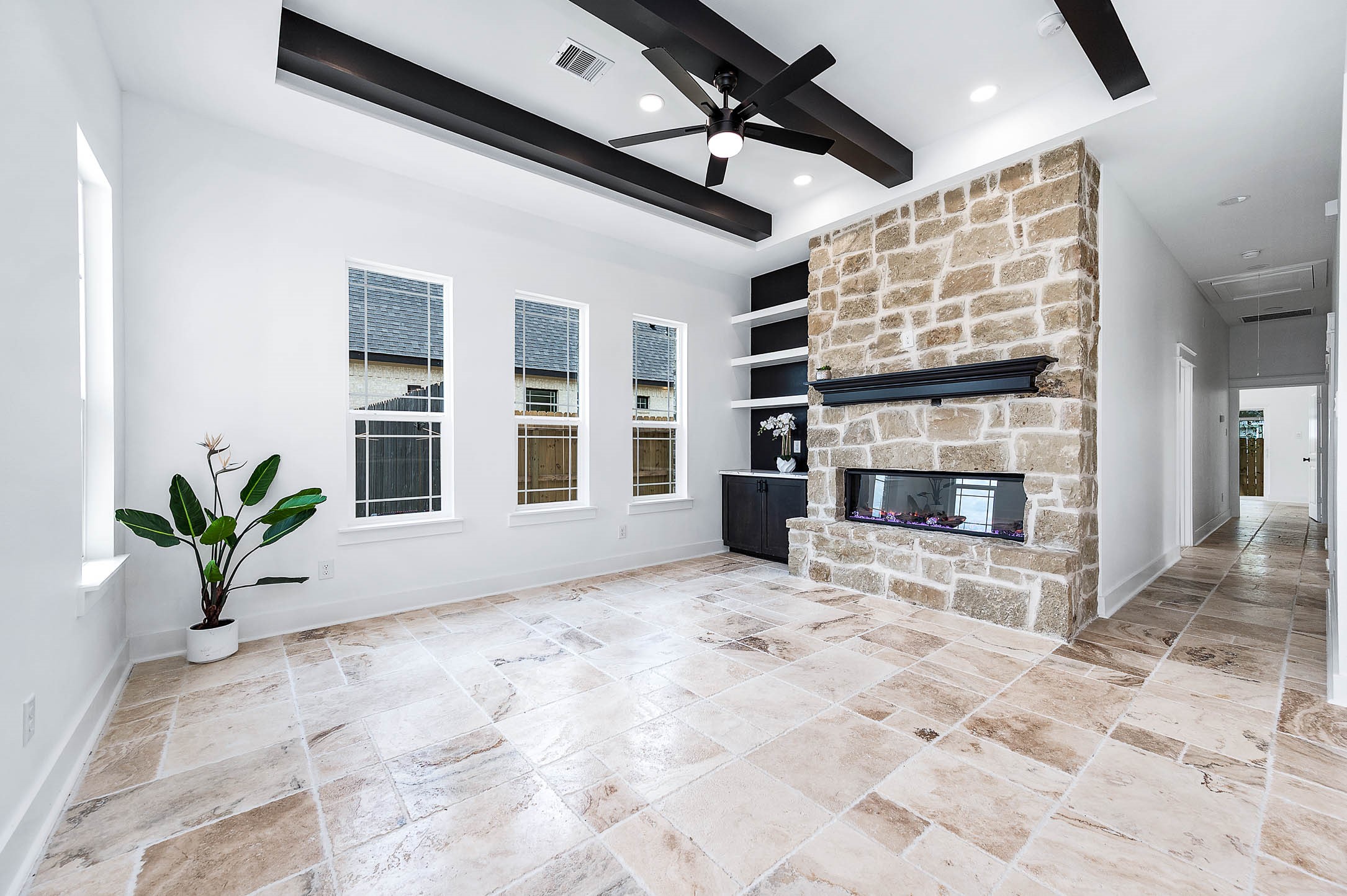 14120 Fm1236 Road Needville, TX 77461 - Photo 8 of 34 a view of living room with furniture and a fireplace