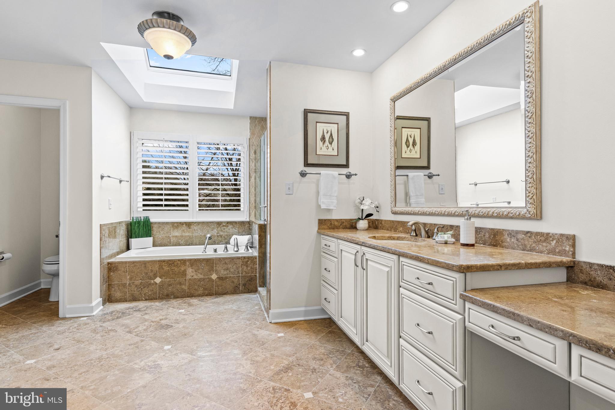 217 Ravenscliff Road Wayne, PA 19087 - Photo 50 of 64 Primary bath with soaking tub and private lav