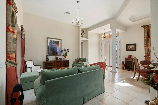 a view of a livingroom with furniture