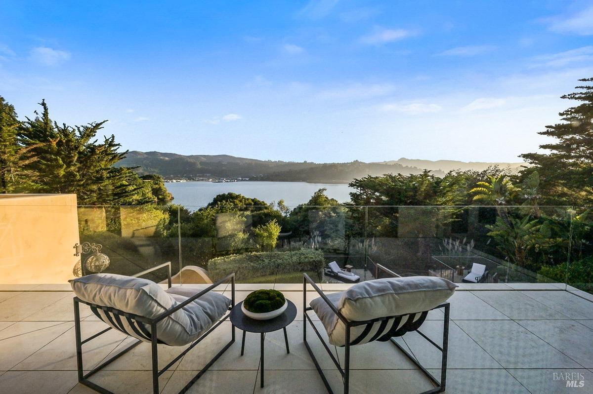 608 Seminary Drive Mill Valley, CA 94941 - Photo 2 of 67 a view of a terrace with couches and wooden fence
