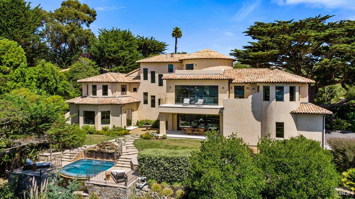 608 Seminary Drive Mill Valley, CA 94941 - Photo 65 of 67 a front view of a house with yard and parking