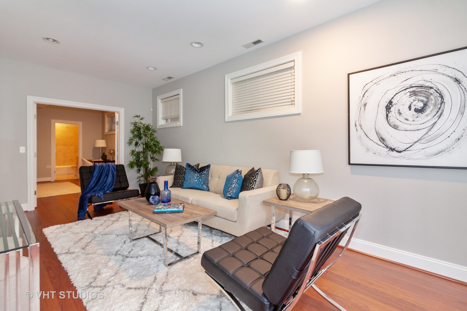 1345 West Fillmore Street, Unit 1 Chicago, IL 60607 - Photo 11 of 26 a living room with furniture and a table