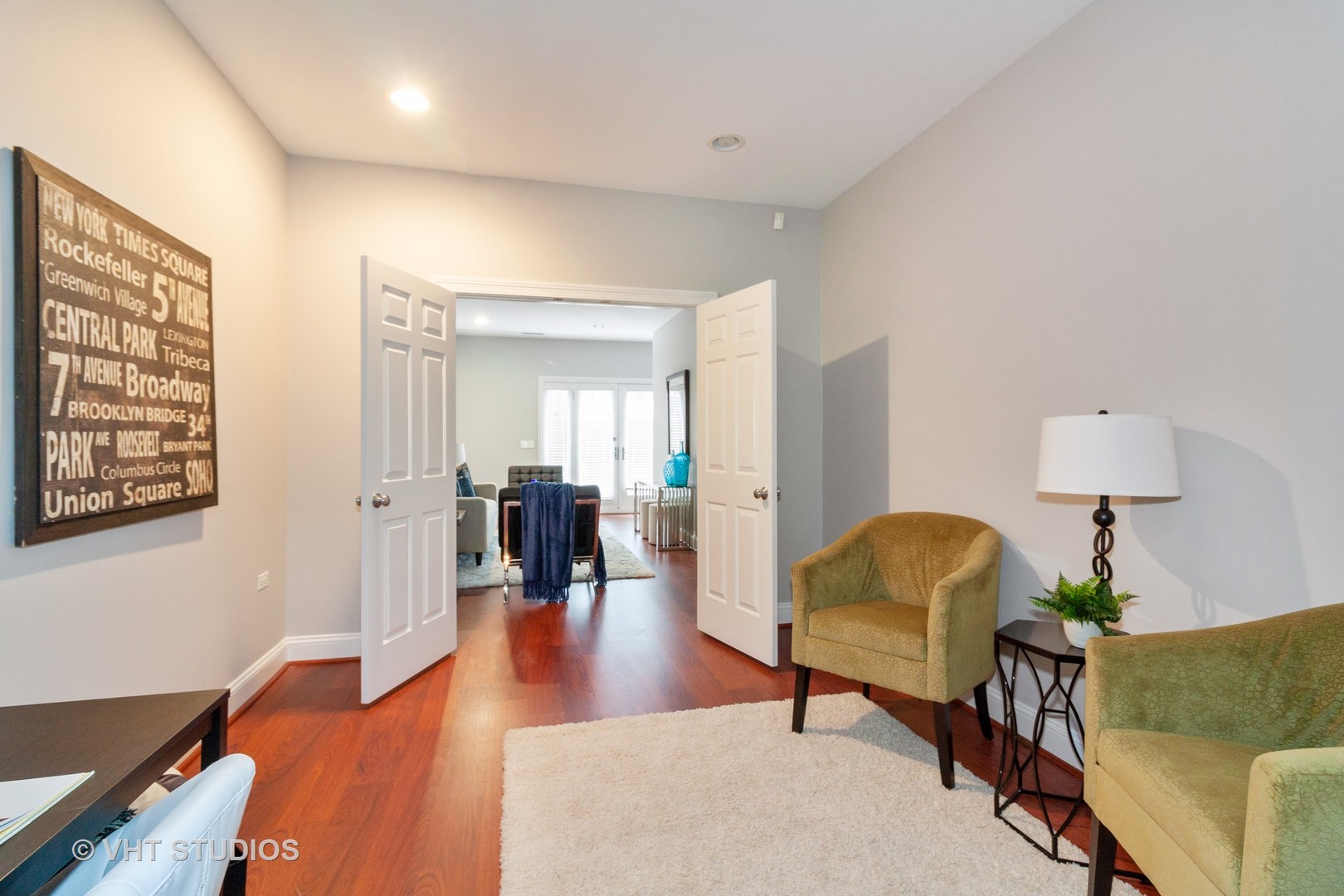1345 West Fillmore Street, Unit 1 Chicago, IL 60607 - Photo 9 of 26 a living room with furniture and wooden floor
