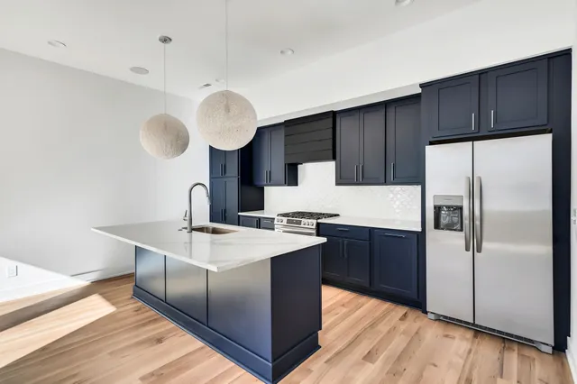 a room with a table and a window