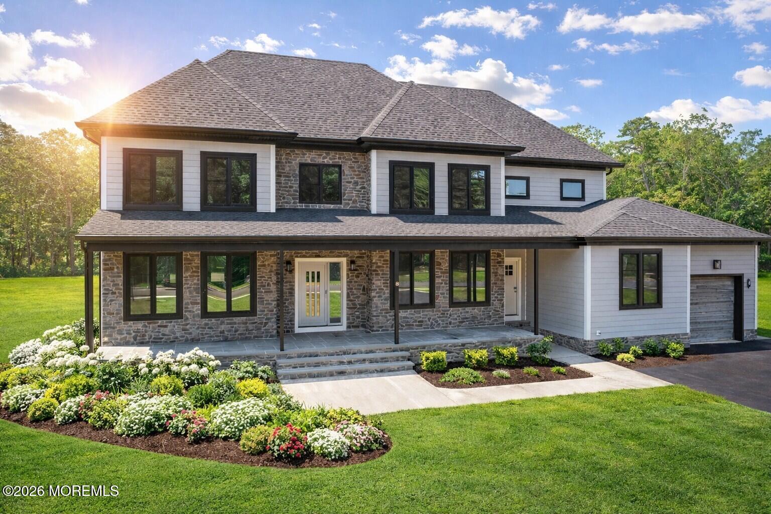 1 a b #8 Haystack - Front elevation