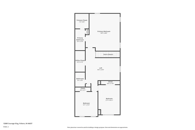$2,100 | 12680 Courage Crossing, Fishers, IN 46037
