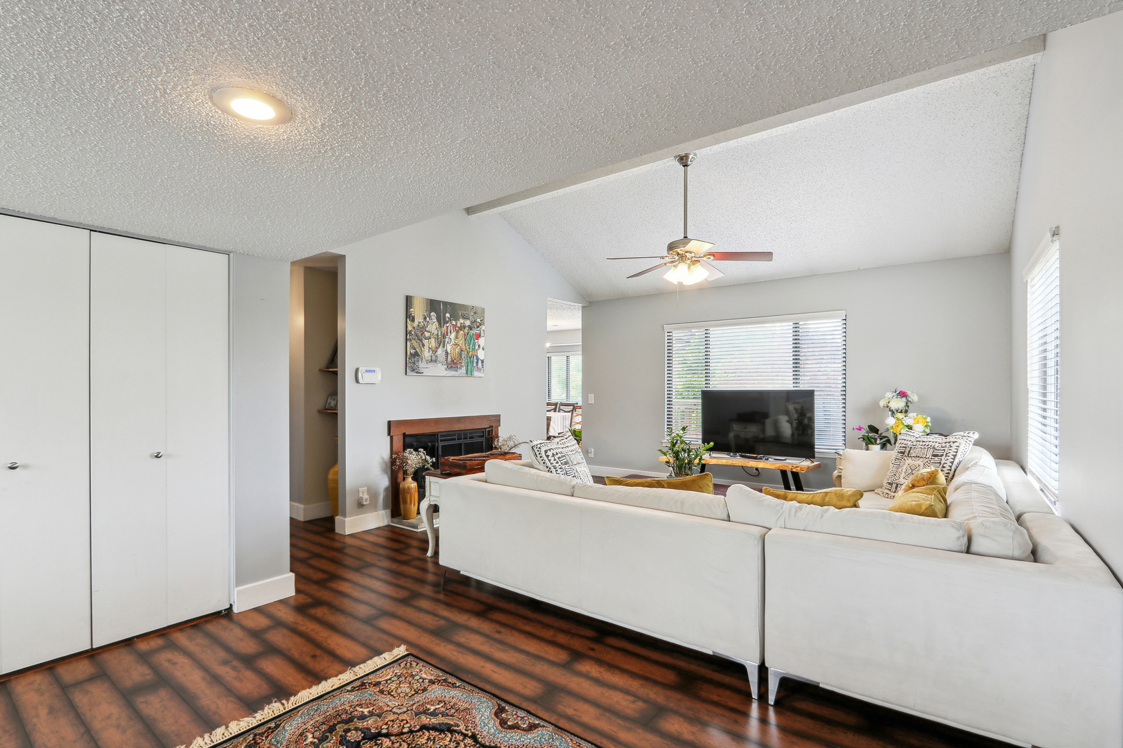 2143 Harbor Town Circle Champaign, IL 61821 - Photo 8 of 29 a living room with furniture and a flat screen tv