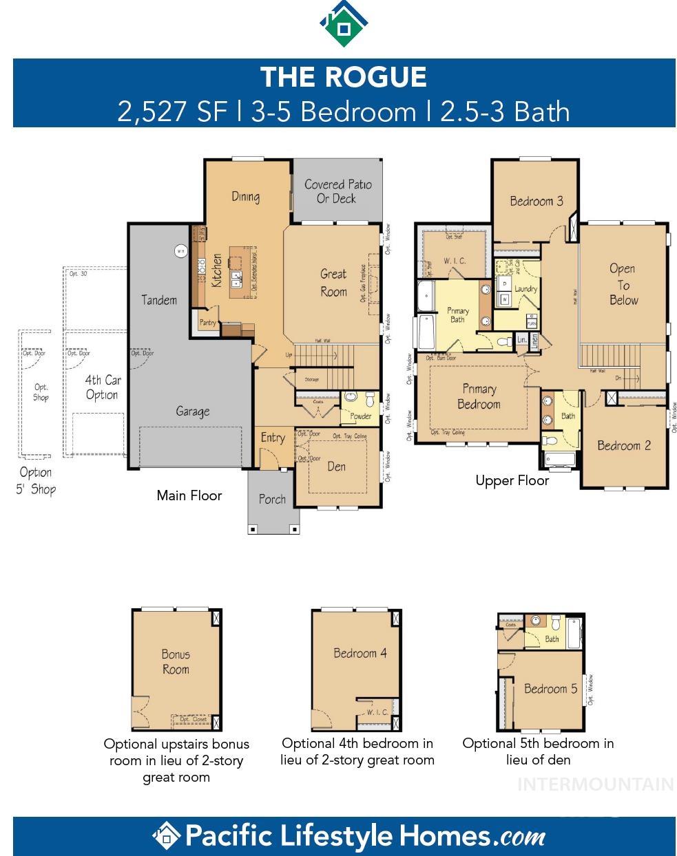 2866 North Stone Mill Avenue, Unit ROUGE Eagle, ID 83616 - Photo 18 of 18 View of home floor plan