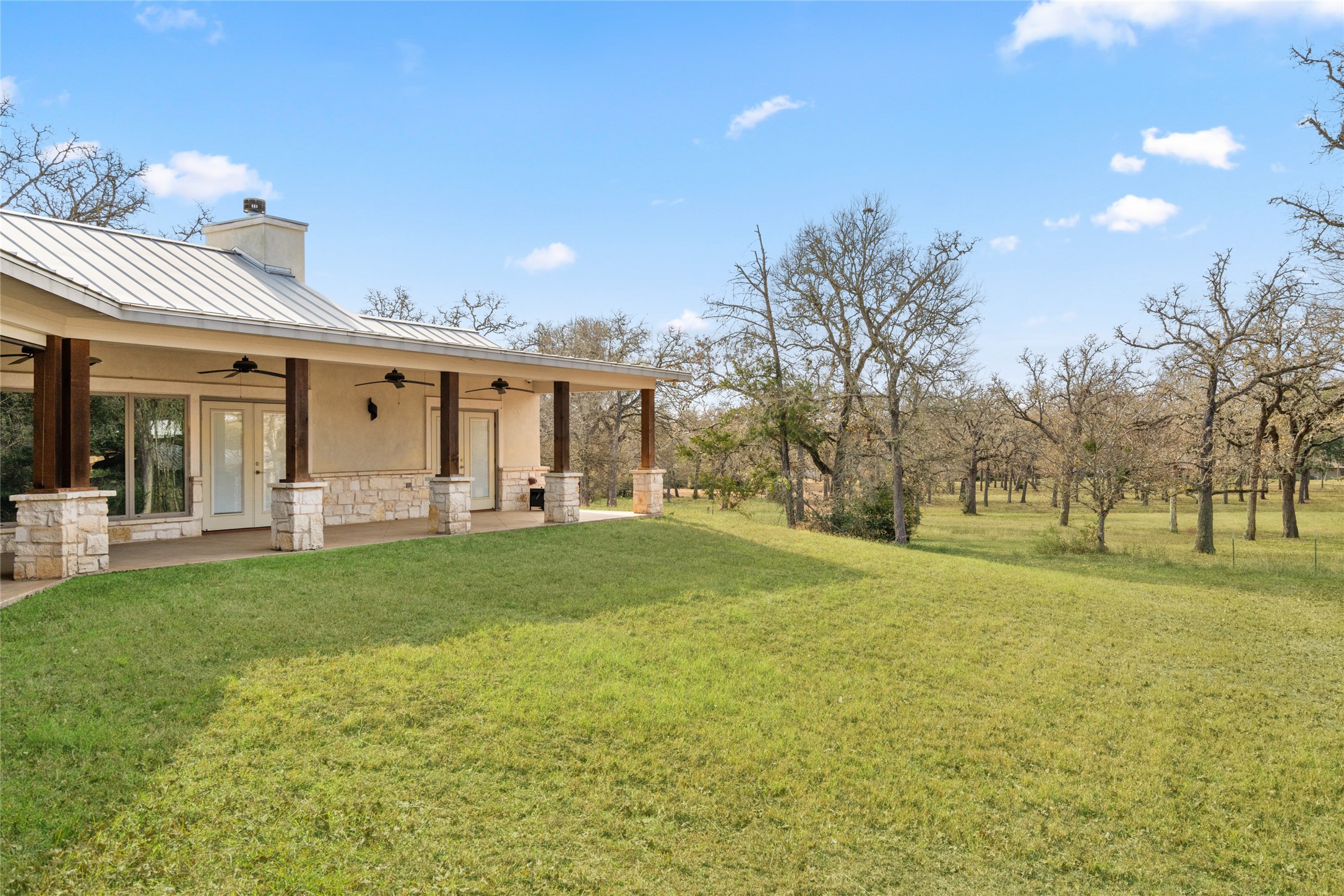 120 State Loop 92 La Grange, TX 78945 - Photo 36 of 50 a view of a house with backyard porch and garden