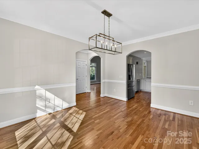 a view of livingroom with furniture and wooden floor