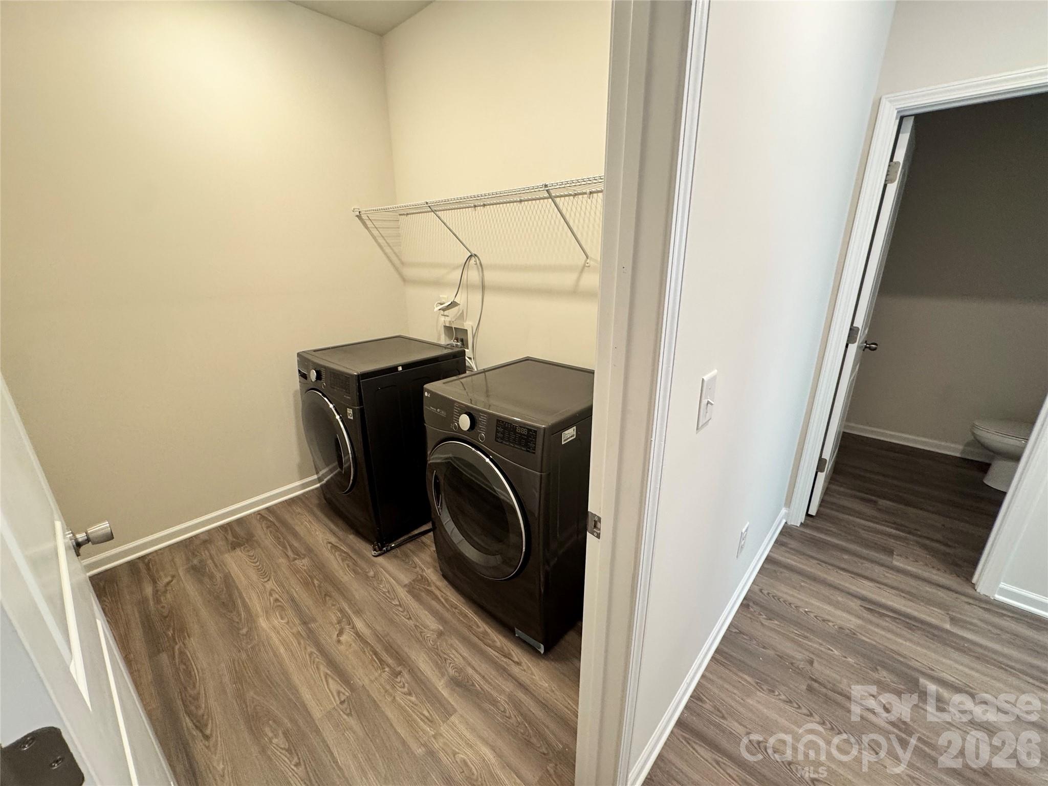 1007 Maylen Trace Monroe, NC 28110 - Photo 16 of 34 a utility room with dryer and washer