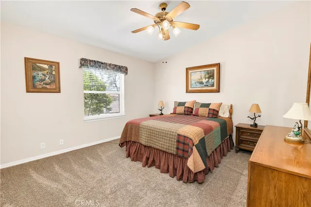 a view of a storage room with furniture