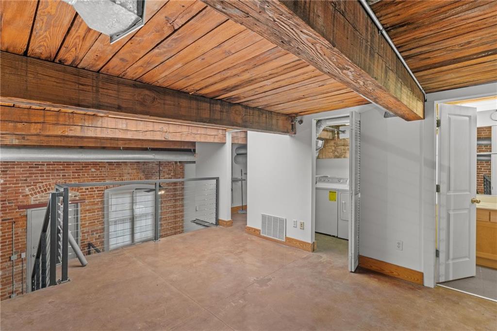 644 Wells Street Southwest, Unit 10 Atlanta, GA 30310 - Photo 13 of 46 a view of an empty room with a fireplace