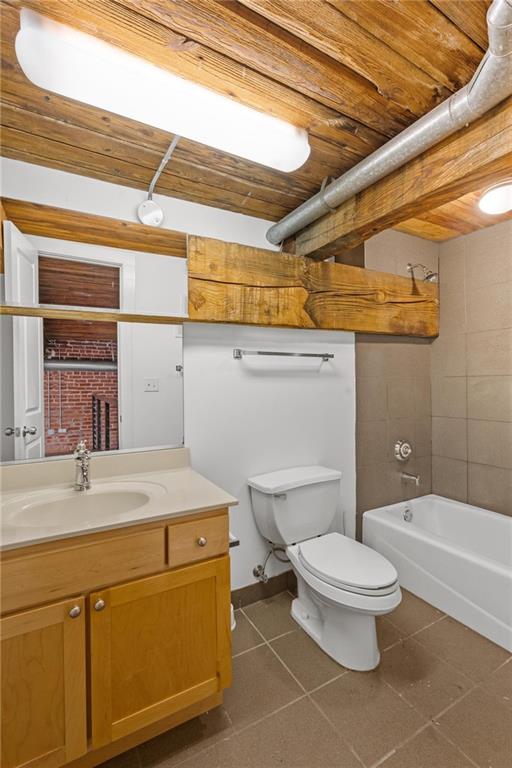 644 Wells Street Southwest, Unit 10 Atlanta, GA 30310 - Photo 16 of 46 a bathroom with a sink a toilet and shower