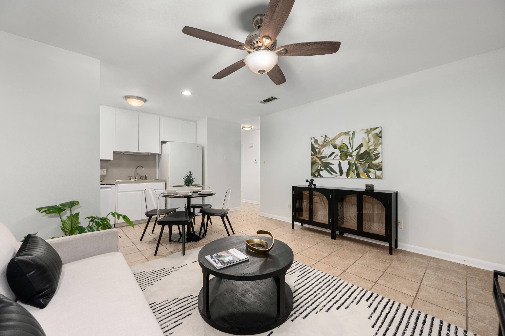 3403 Clawson Road Austin, TX 78704 - Photo 23 of 38 The design is open and airy from the kitchen to the living space.