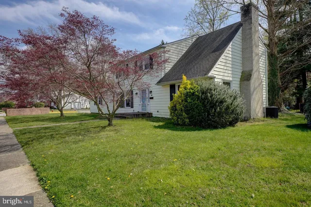 a view of a house with a garden