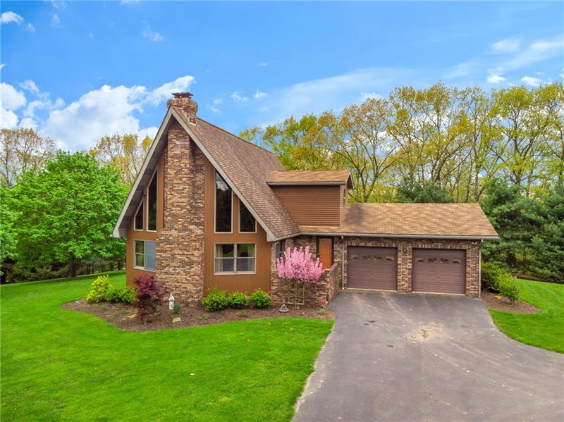 1473 Lovi Road Freedom, PA 15042 - Photo 1 of 22 Meticulously maintained 3 bedroom 3 bath brick & cedar modified A frame on 10+ acres!
