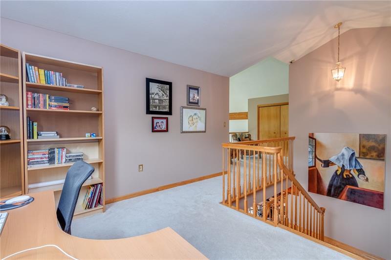 1473 Lovi Road Freedom, PA 15042 - Photo 12 of 22 A home office is an appreciated addition to the owner's suite loft area.