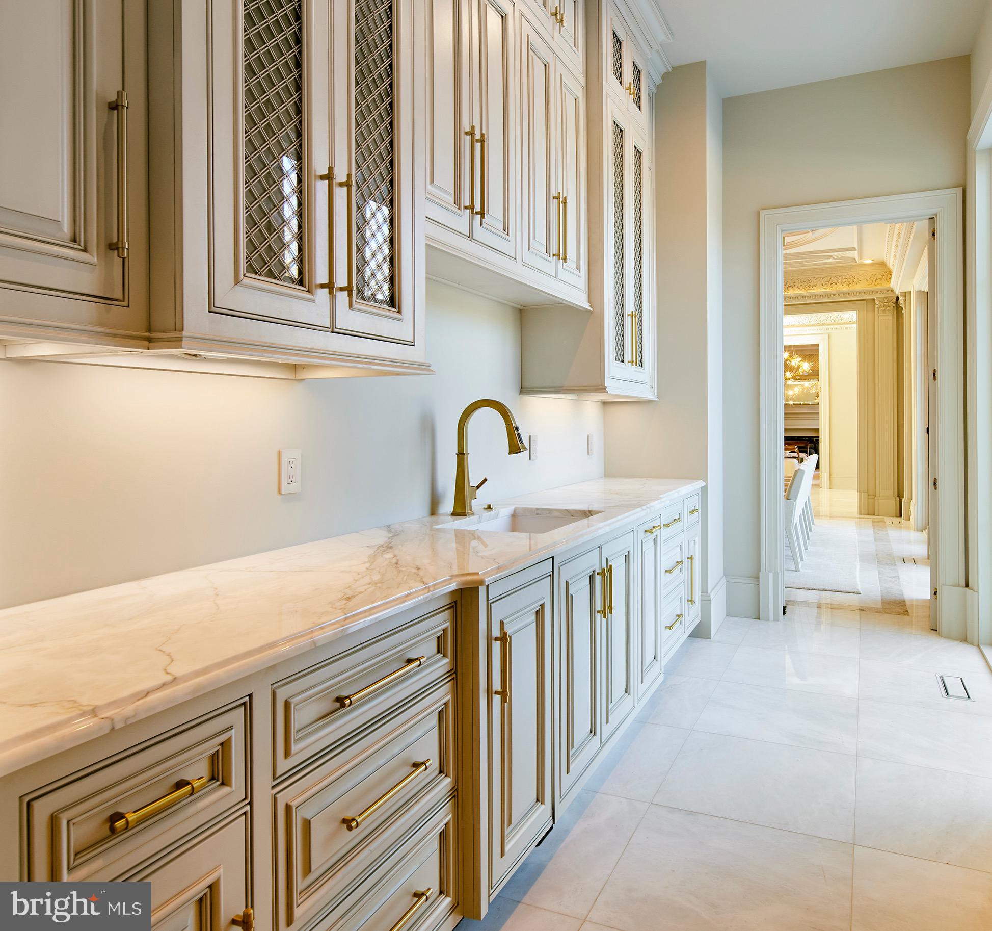 6431 Georgetown Pike McLean, VA 22101 - Photo 23 of 57 a view of a kitchen from a hallway