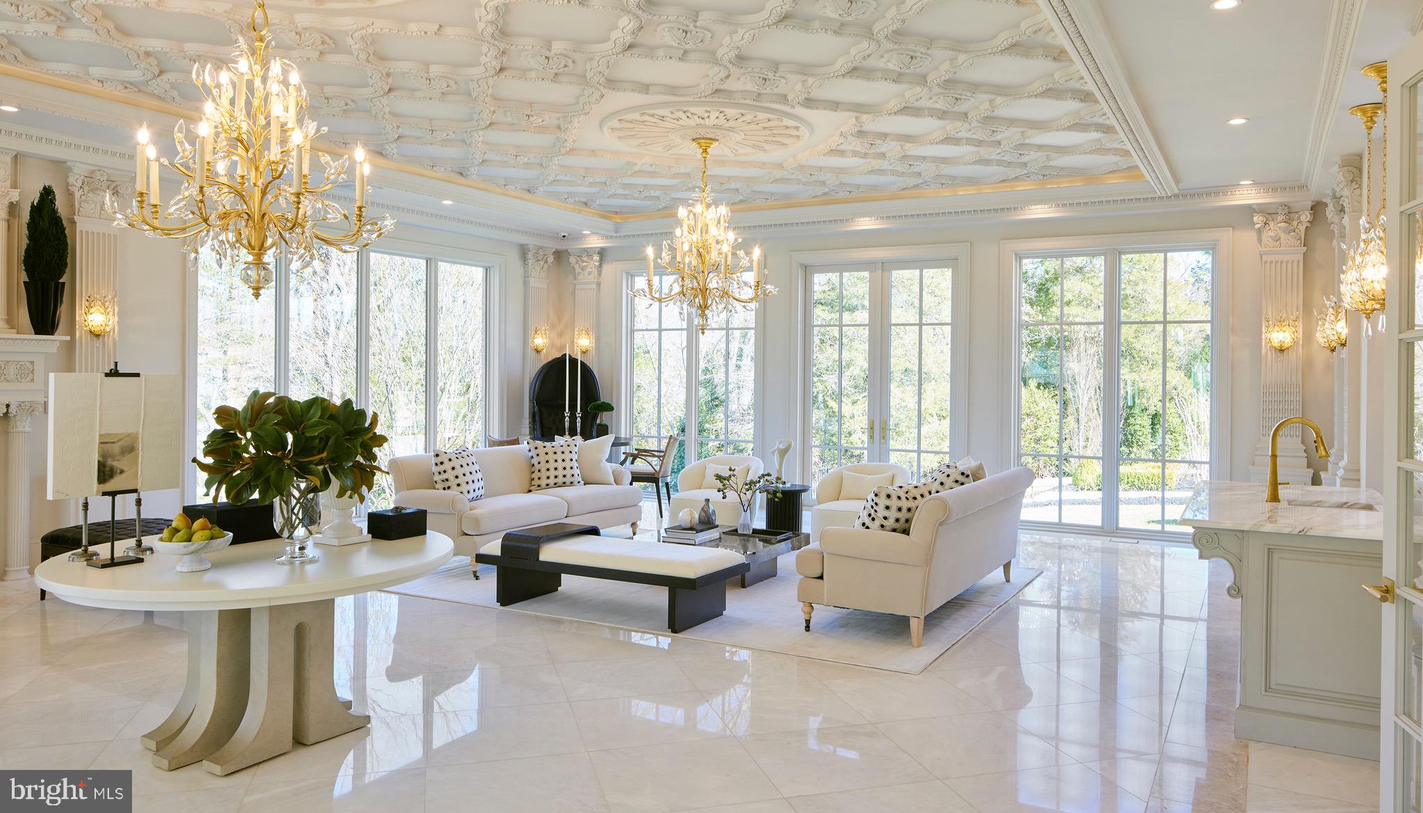6431 Georgetown Pike McLean, VA 22101 - Photo 8 of 57 a living room with furniture and a large window