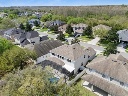 a view of a back yard of the house