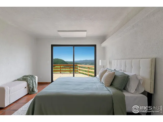 a living room with a couch and a table