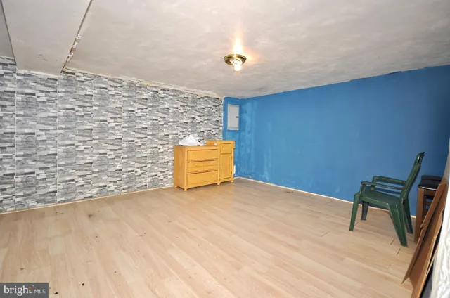 a view of chair and wooden floor