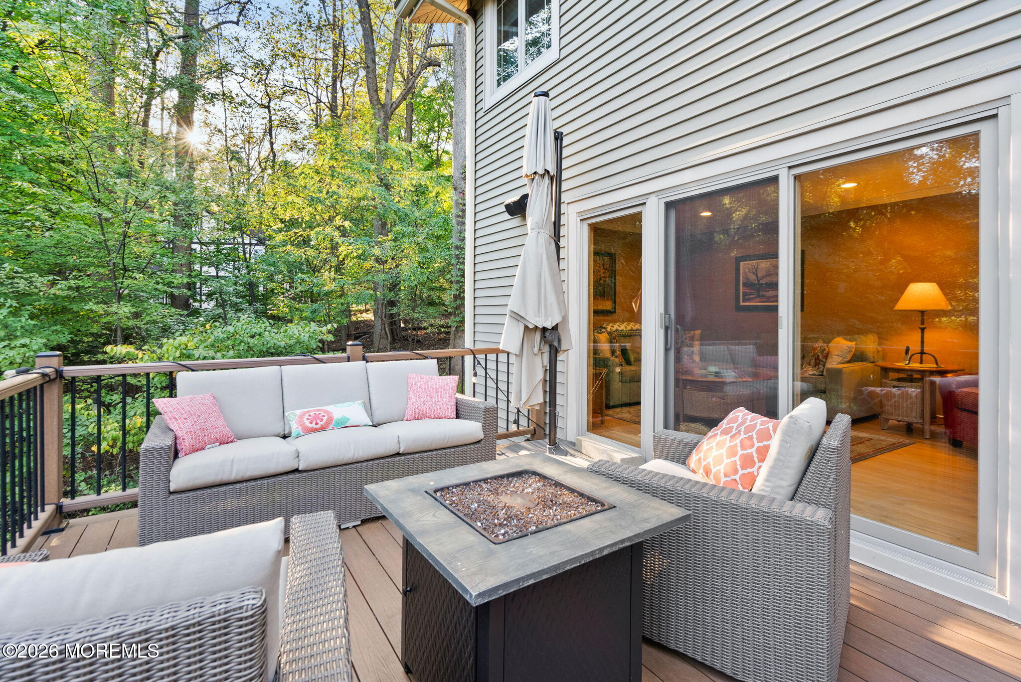 21 Stoney Brook Road Holmdel, NJ 07733 - Photo 16 of 40 a outdoor living space with furniture and a potted plant