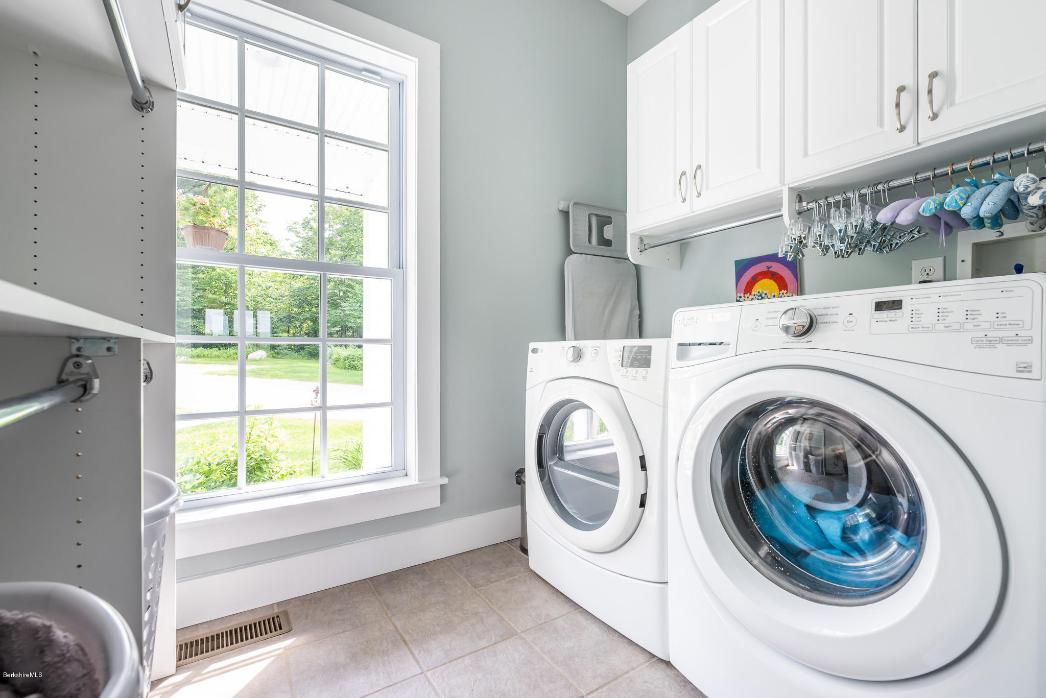 263 Tyringham Road Becket, MA 01223 - Photo 22 of 54 a utility room with dryer and washer