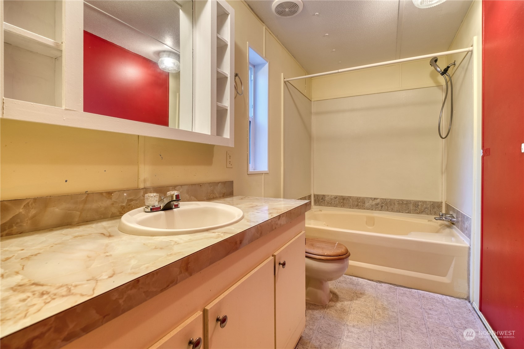 156 Mill Road Point Roberts, WA 98281 - Photo 16 of 27 a bathroom with a sink a toilet and shower