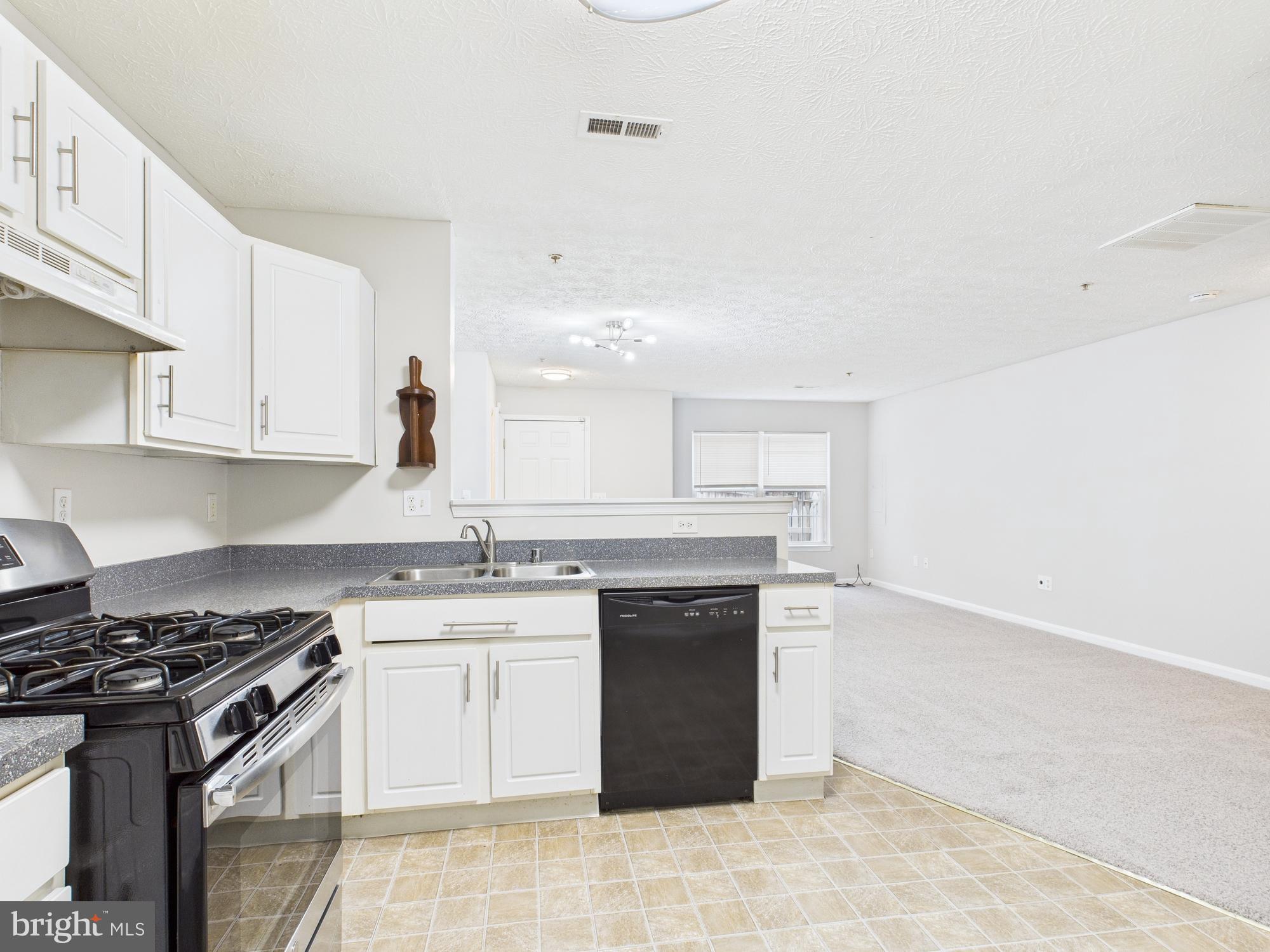 8067 Brookstone Court, Unit 100 Severn, MD 21144 - Photo 9 of 36 a kitchen with stainless steel appliances granite countertop a stove and a sink
