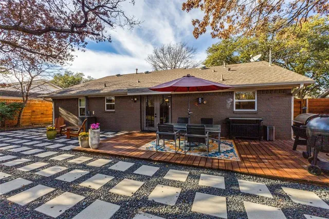 a view of the house with patio