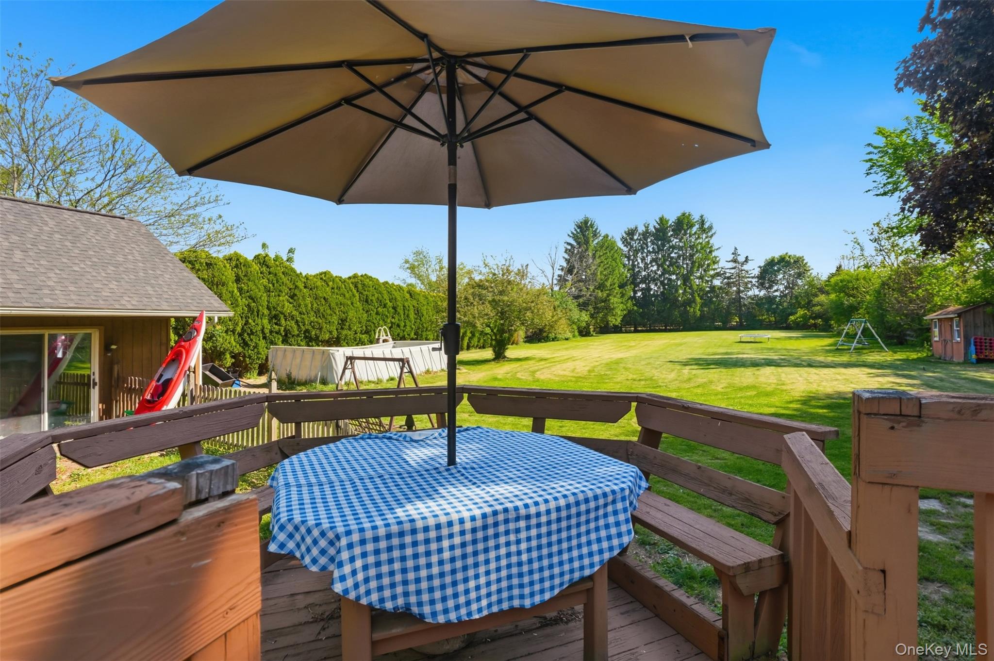 147 County Rte 1 Warwick, NY 10990 - Photo 37 of 45 a view of a swimming pool with a patio