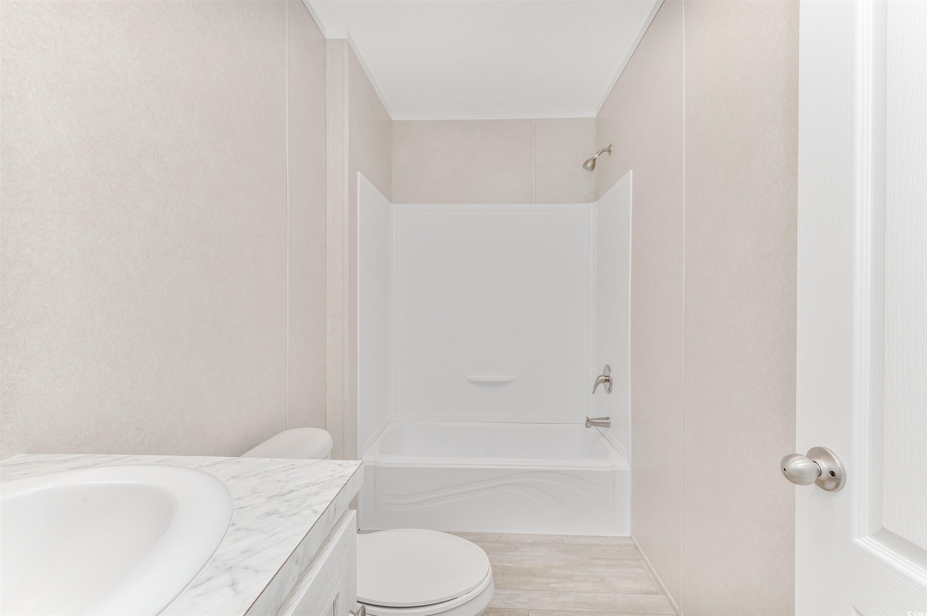 398 West Canal Street Murrells Inlet, SC 29576 - Photo 21 of 40 Full bathroom with toilet, hardwood / wood-style f