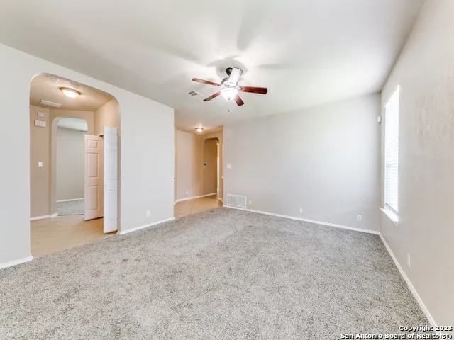 a view of an empty room