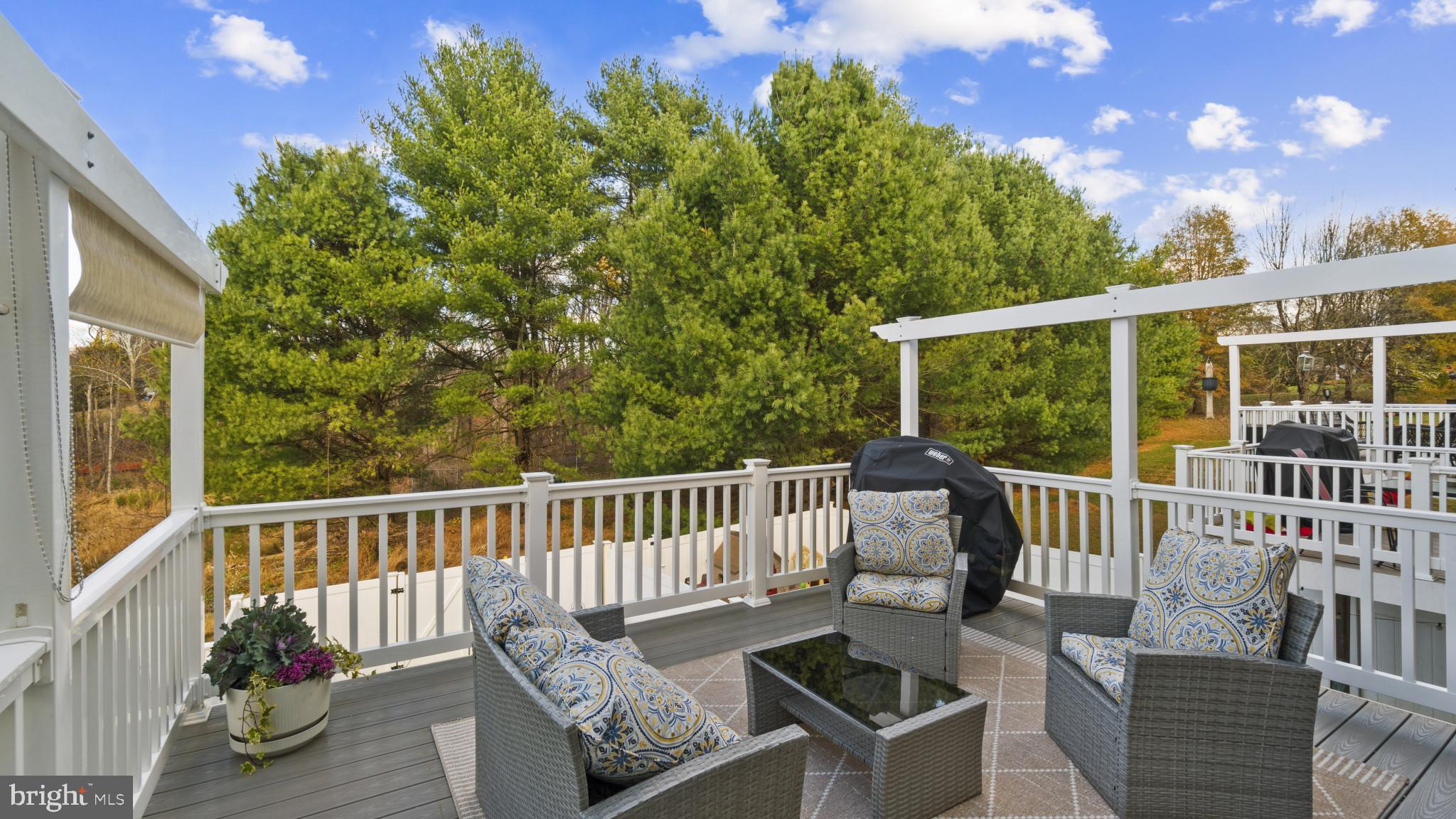 526 Callander Way Abingdon, MD 21009 - Photo 29 of 40 a view of a chair and table on the deck