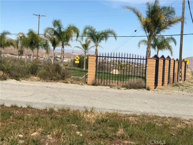 a view of a backyard of a house