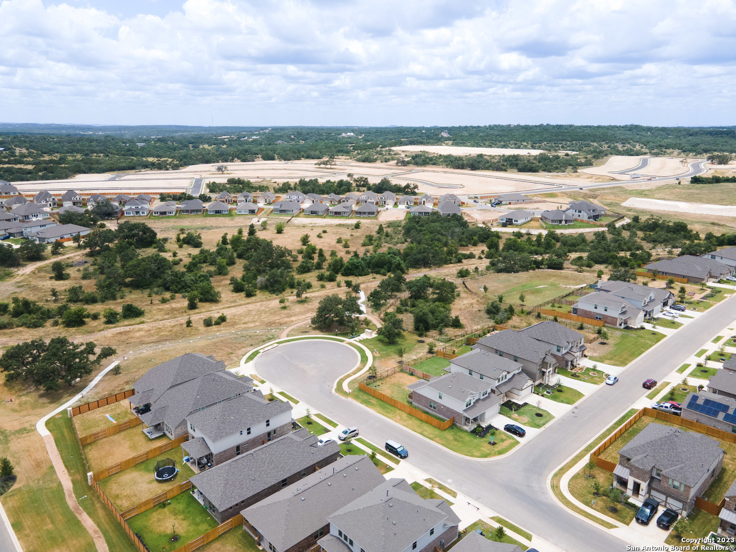 1609 Ranch House New Braunfels, TX 78132 - Photo 30 of 39 an aerial view of residential houses with outdoor space