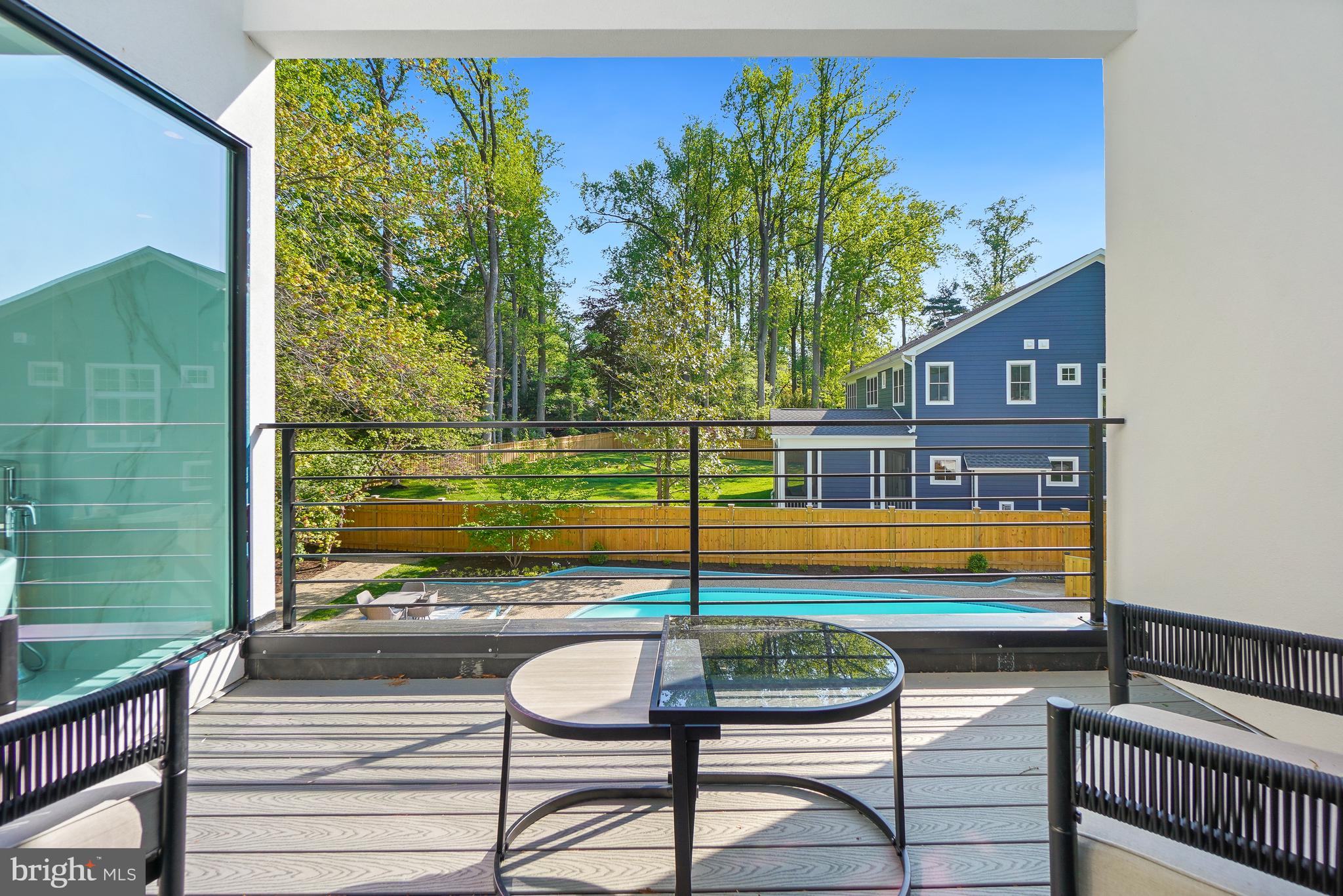7301 Marbury Road Bethesda, MD 20817 - Photo 33 of 81 a view of a balcony with chairs