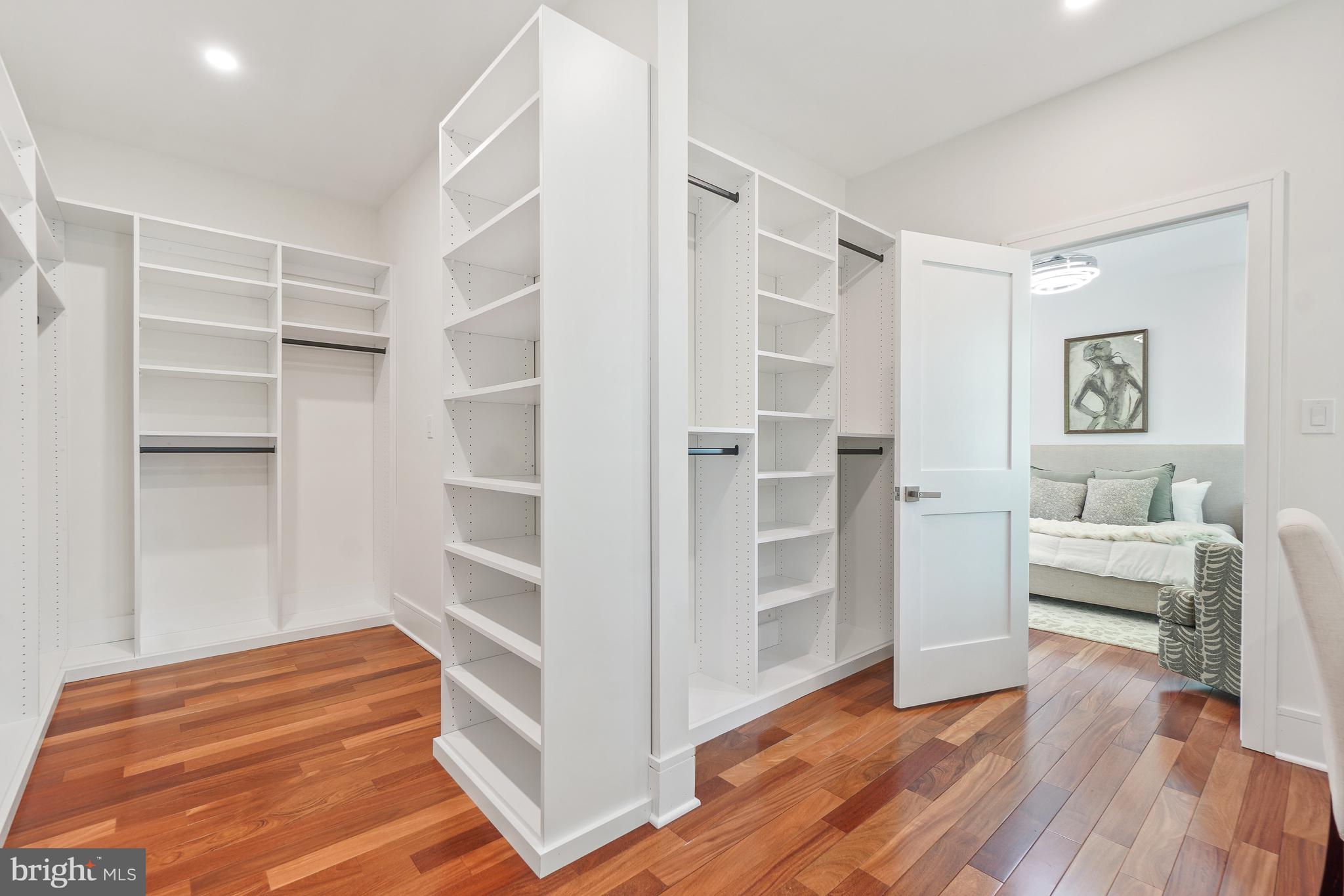 7301 Marbury Road Bethesda, MD 20817 - Photo 36 of 81 a view of bedroom with wooden floor and closet
